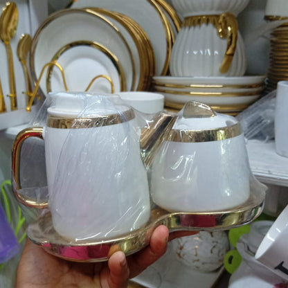 2Pc Kettle and Sugar Dish