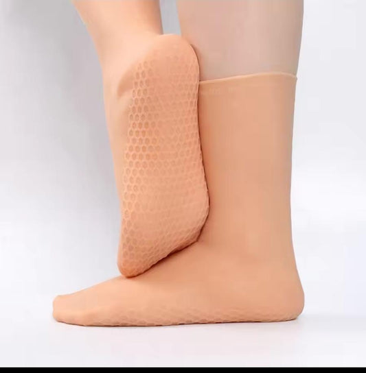 Silicone long foot moisturizing socks