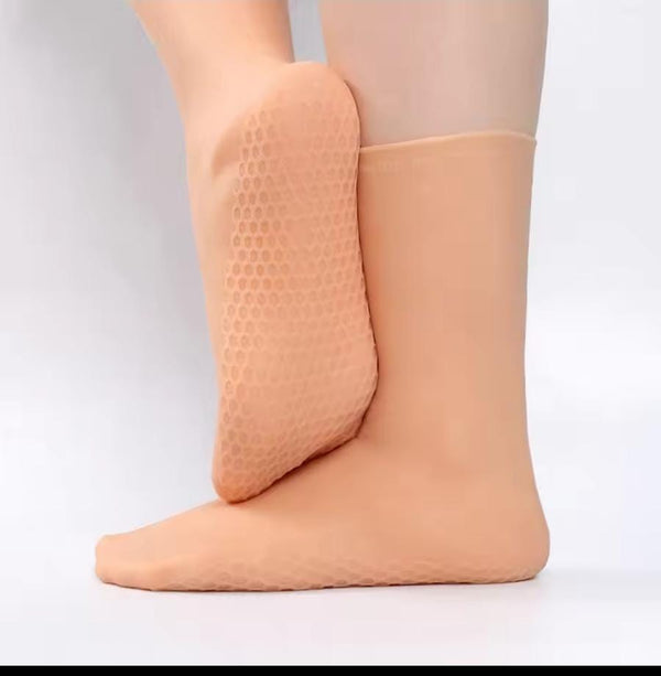 Silicone long foot moisturizing socks