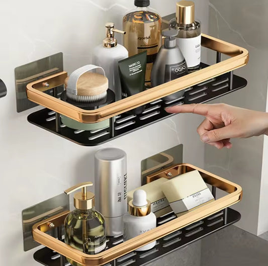 2pcs Wall mounted bathroom shelf
