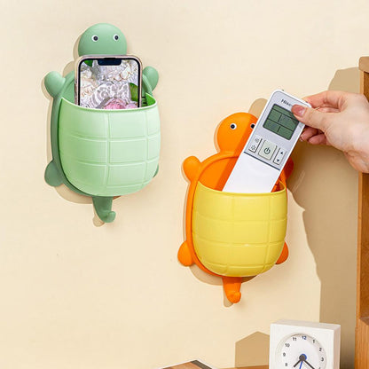 Turtle-shaped storage box