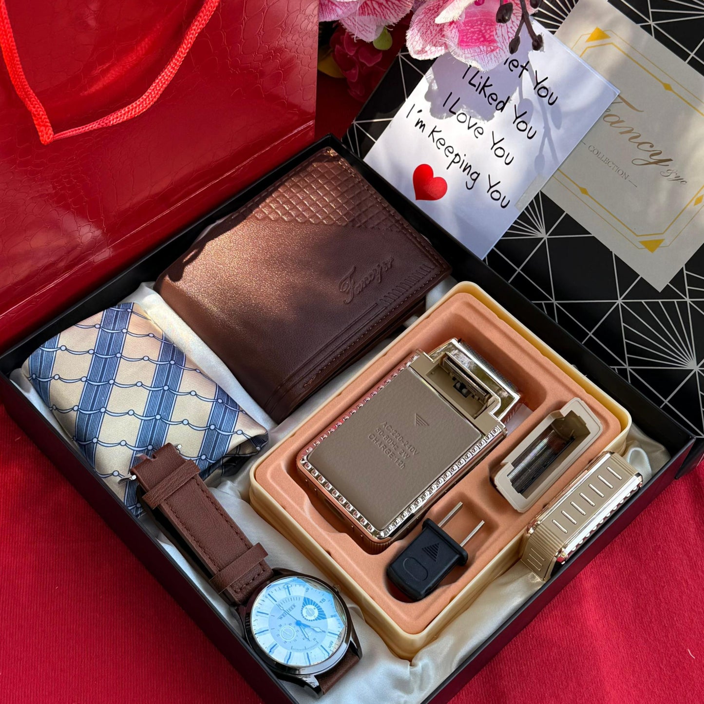 Valentines Men  Accessory Gift Set