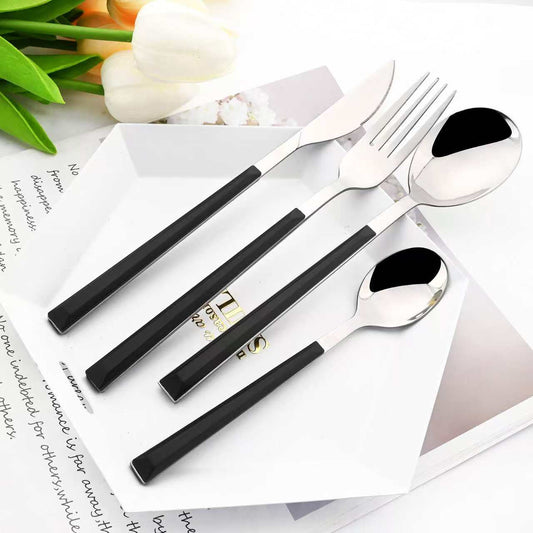 24pcs silver cutlery set