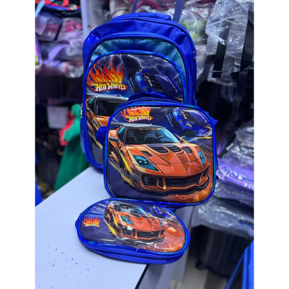 3 in 1 cartoon themed school bag