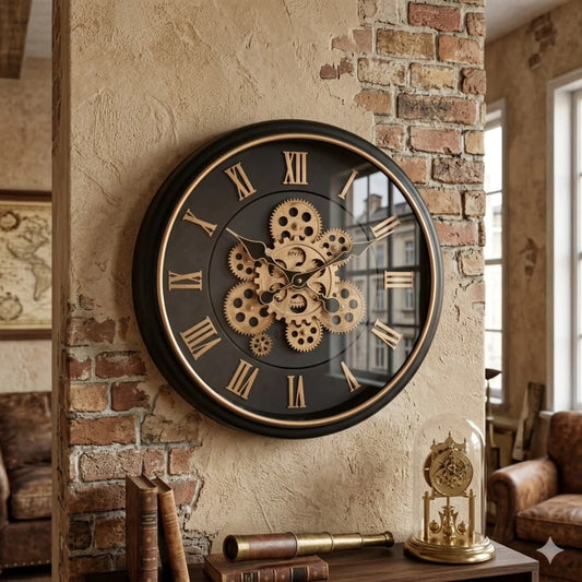 Wall Hanging Gear Wall Clock