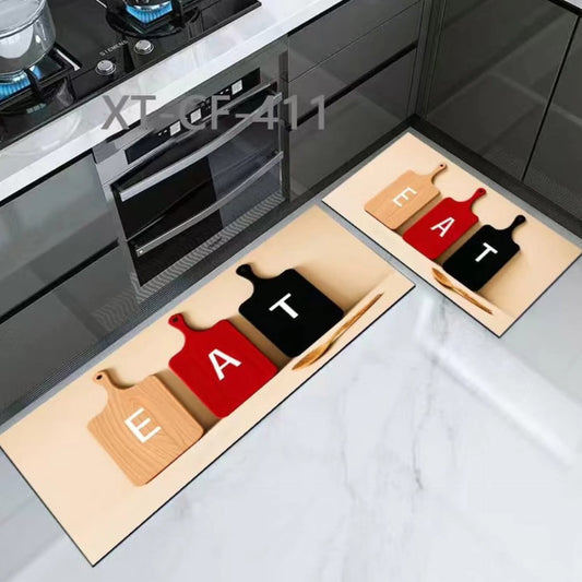 2pc unbinded, rubber kitchen mats