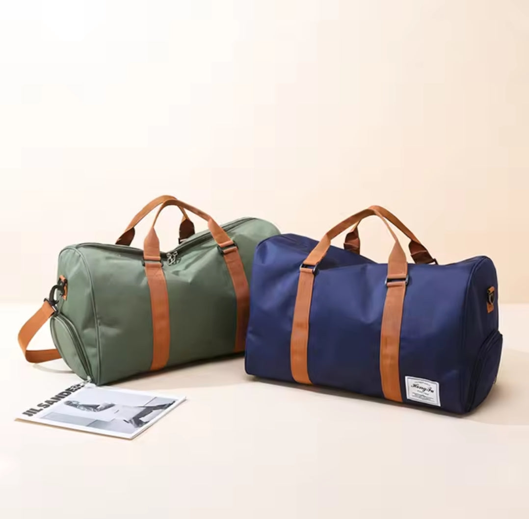Gym Duffle Bag with Shoe Compartment