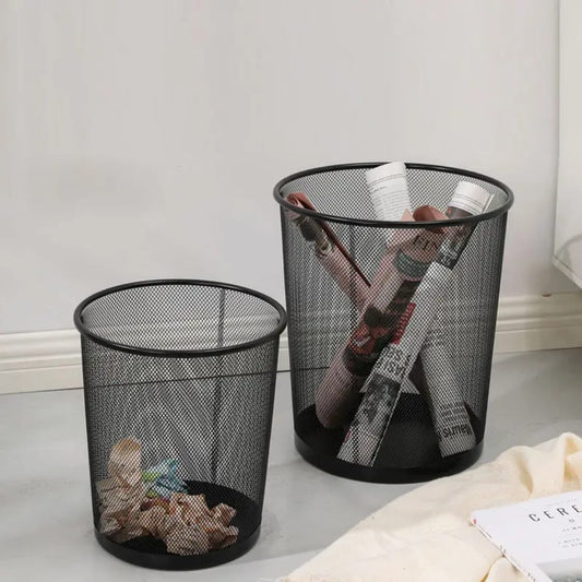 Metallic mesh dustbin