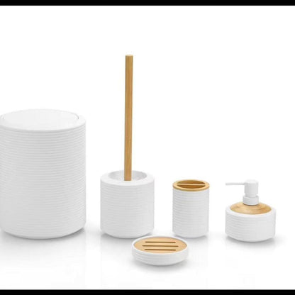 6Pc bathroom accessories set