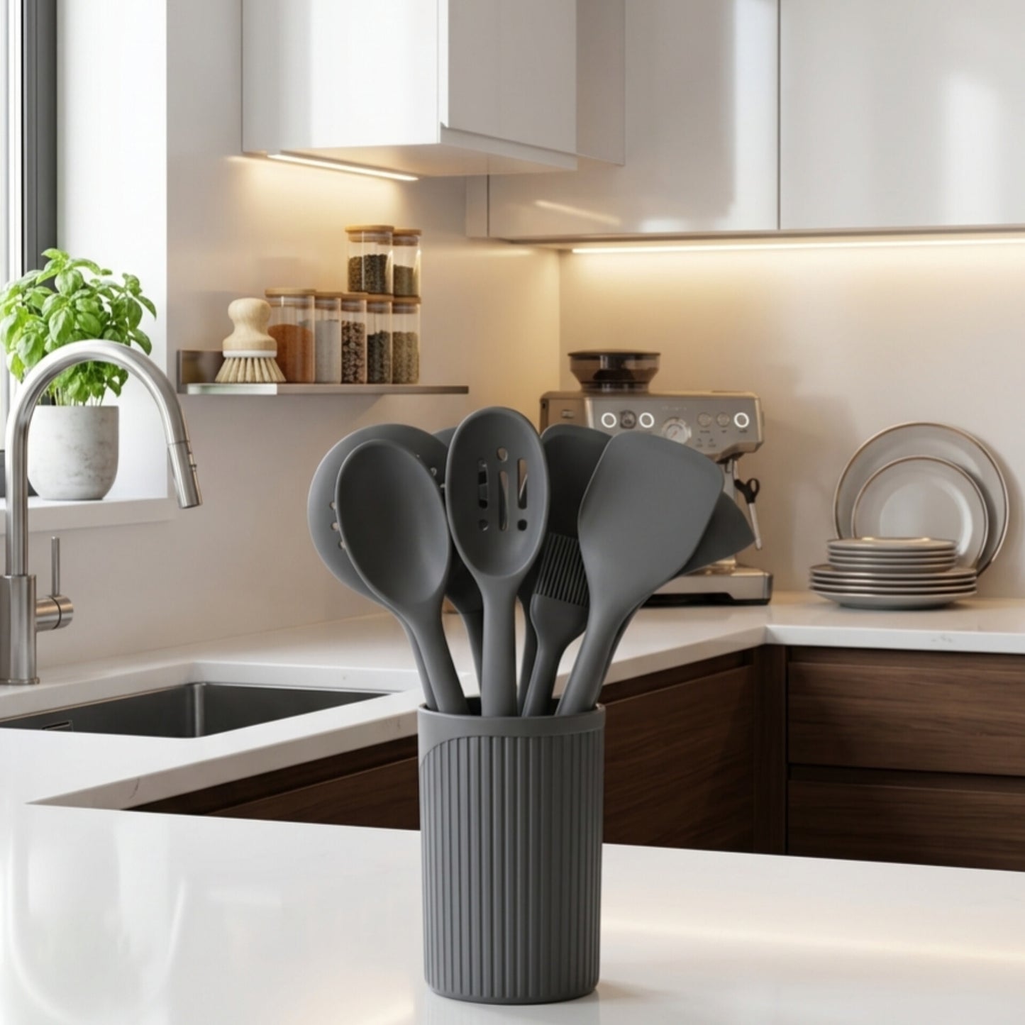 Silicone spoon set