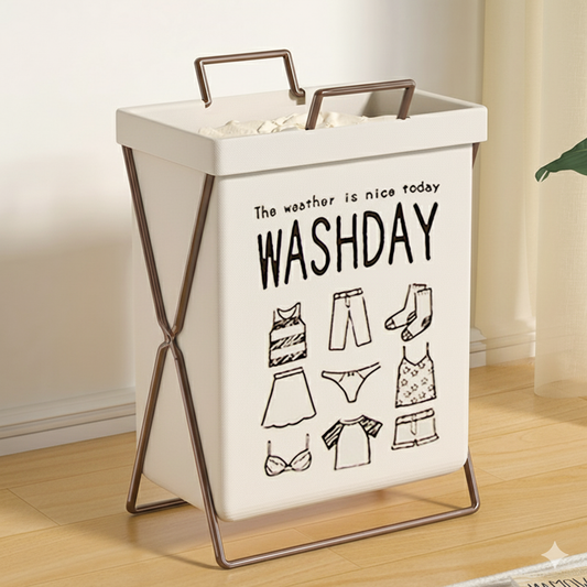 Collapsible laundry basket