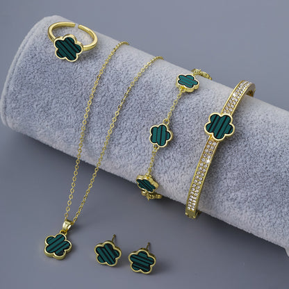 Ladies necklace jewelry gift set