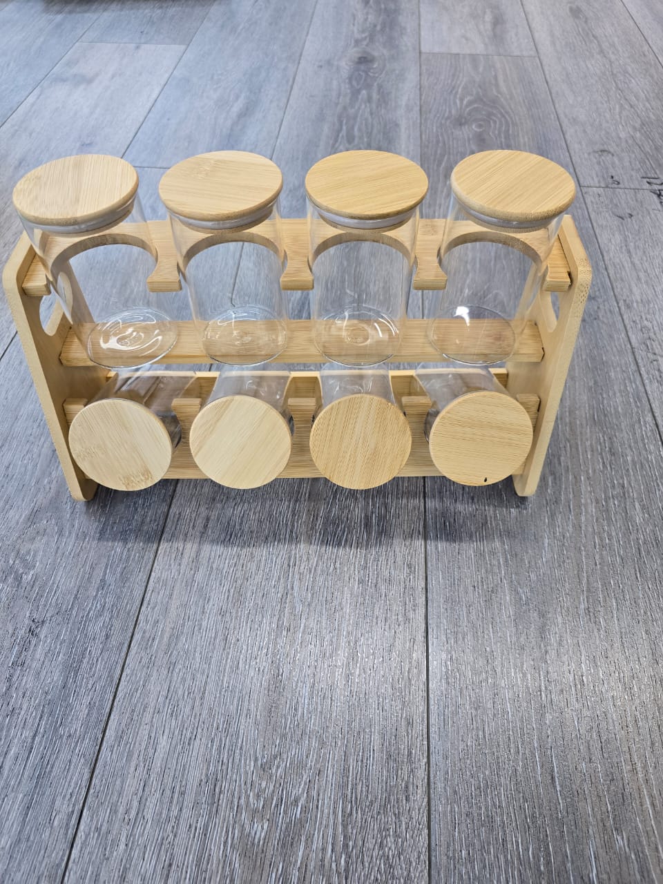 8pc set spice jars