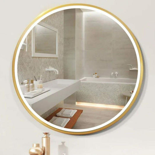 Unbreakable round  mirror