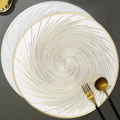 6 Pc round table mats