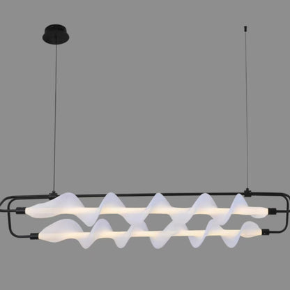 Linear Spiral LED Pendant Chandelier Light