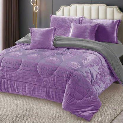 6*6/6*7 Silk duvets with 1 sheet 2 pillow cases and 2 decorative cases