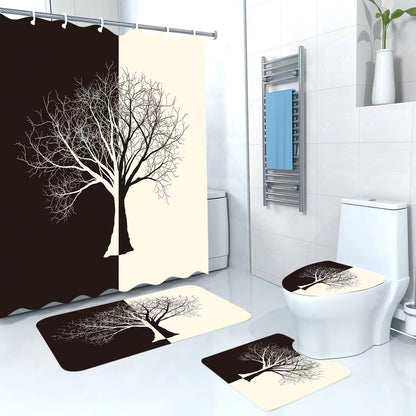 4 in 1 Bathroom woolen mats