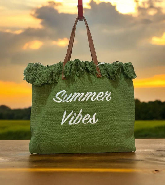 Summer vibes tote bag