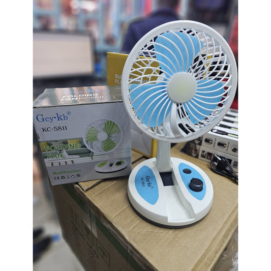 Rechargeable Folding Table fan