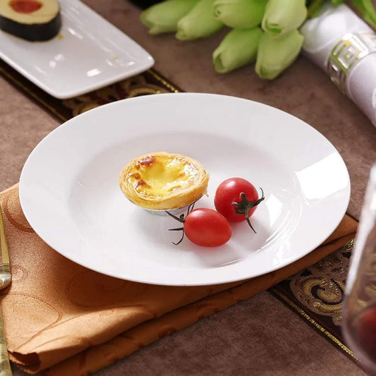 6 Pcs Ceramic Round Soup Plates