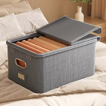 Flip lid closet organizer