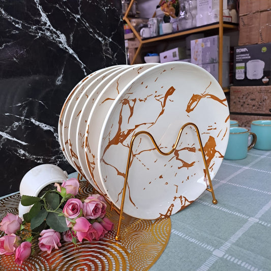 Marble dinner plates