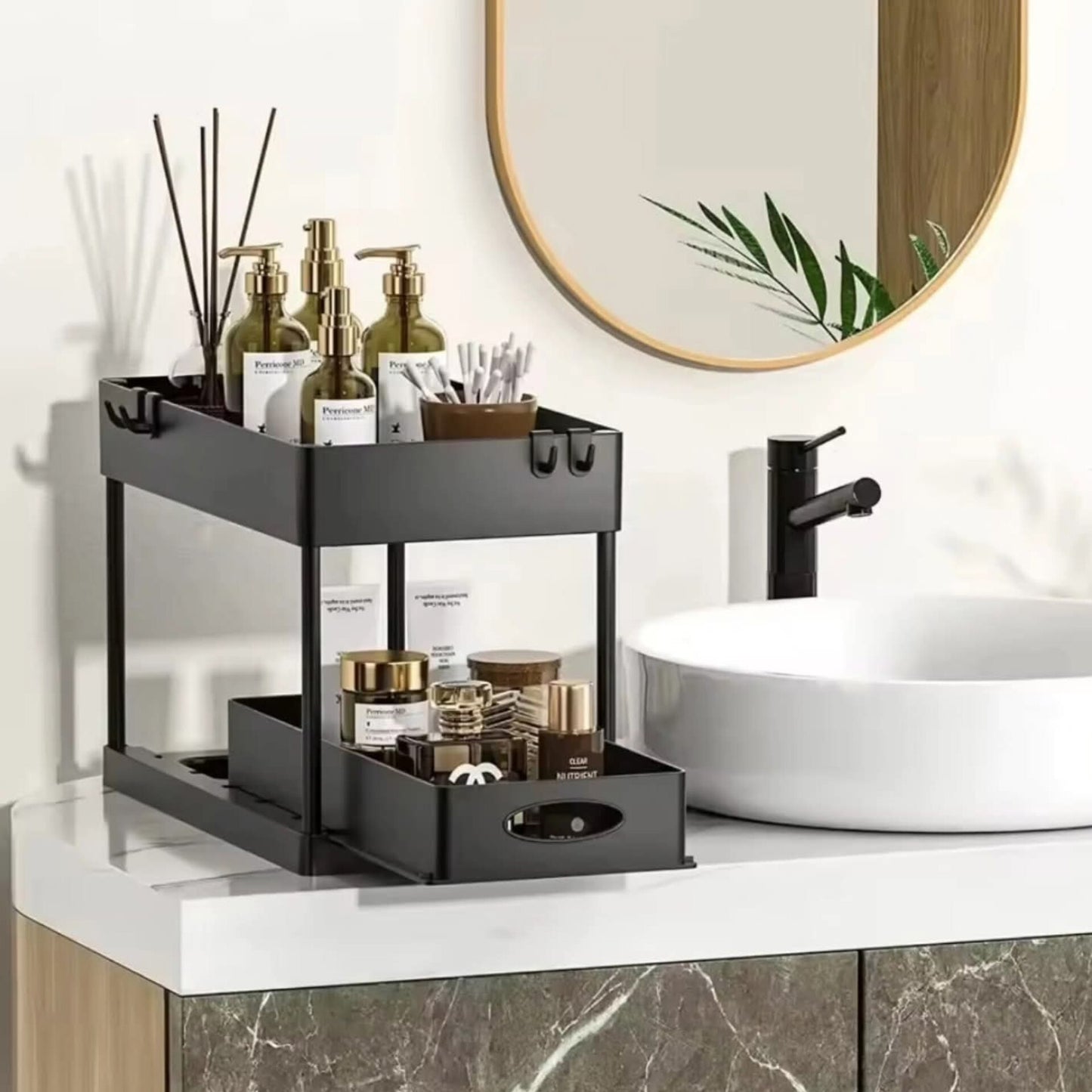 Detachable 2 layer spice rack
