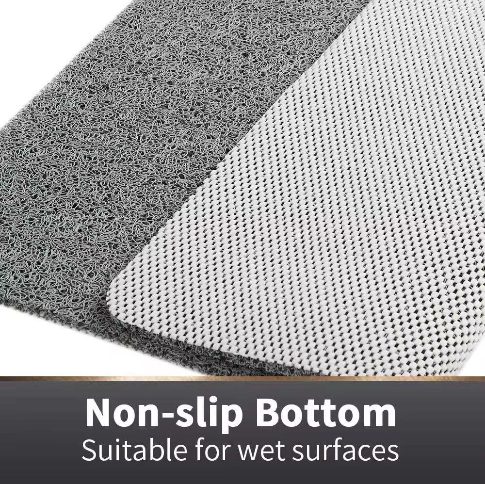Anti-Slip rubber bottom bathroom mat
