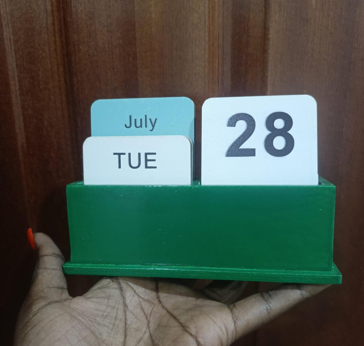 Timeless Wooden Perpetual Calendar