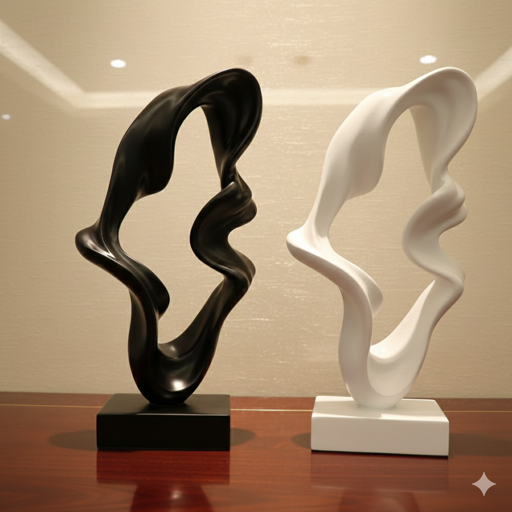 Abstract sculpture decor 