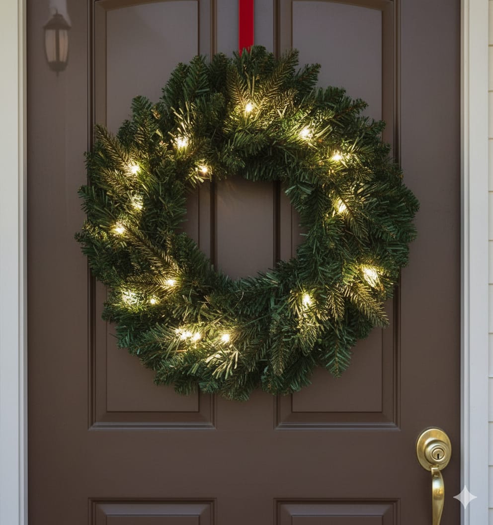 Christmas Door Wreath 38cm