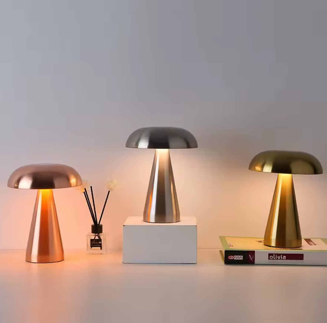 Rechargeable mushroom led lamp