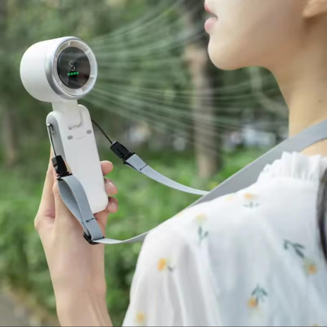 Smart Rechargeable Handheld Fan