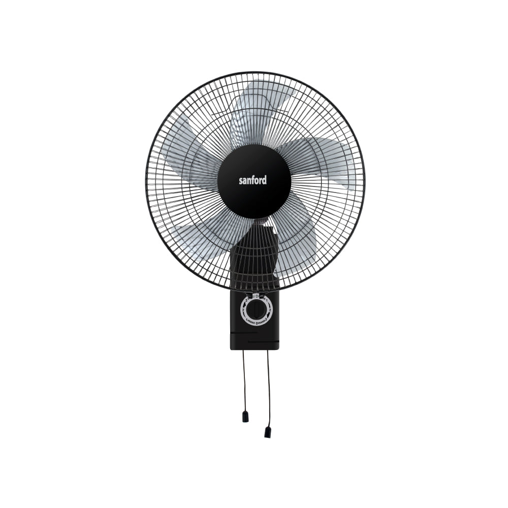 Sanford Wall Fan 16 Inch With 5 Blade and Pull Cord Control SF932WFN