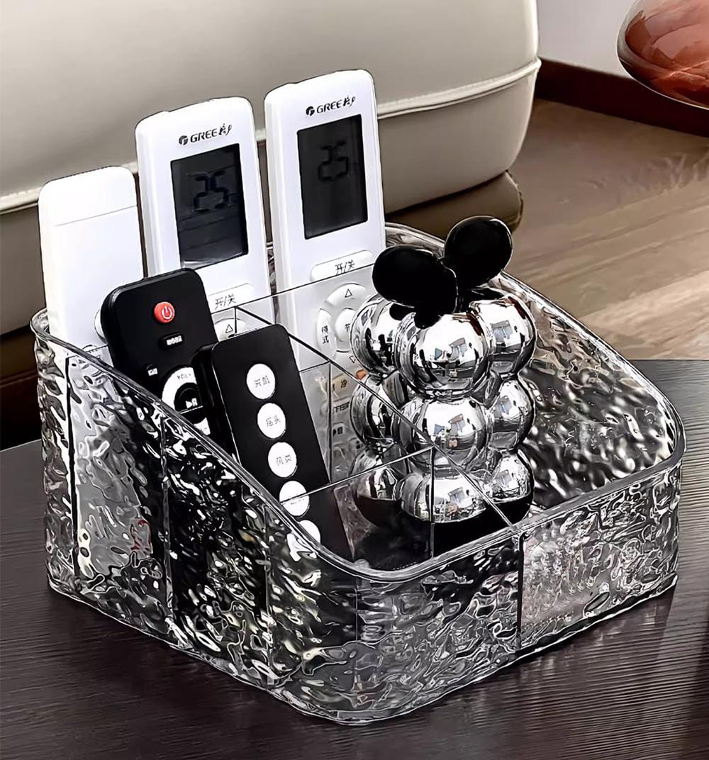 5 grid remote/cosmetic organiser