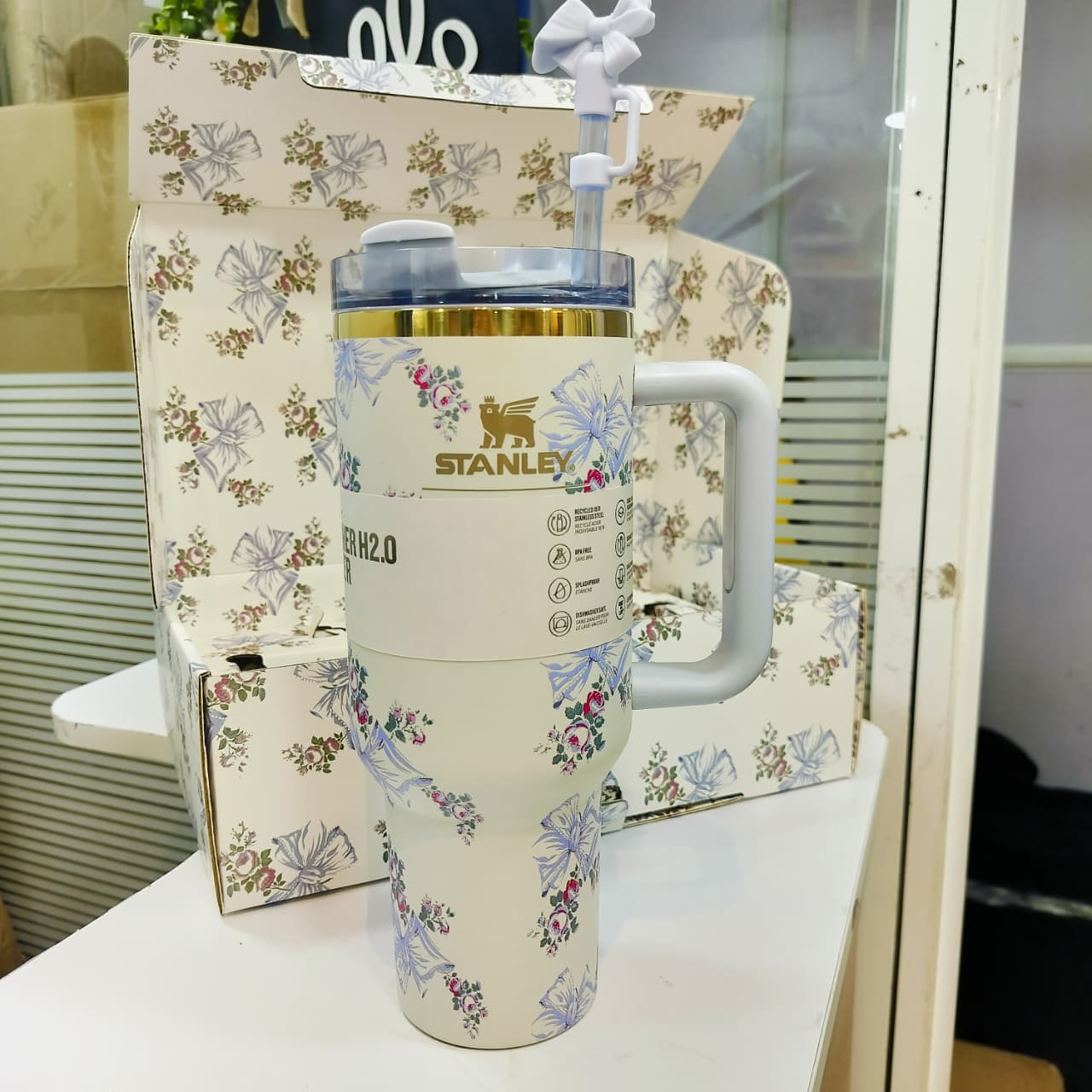 Floral Stanley mug