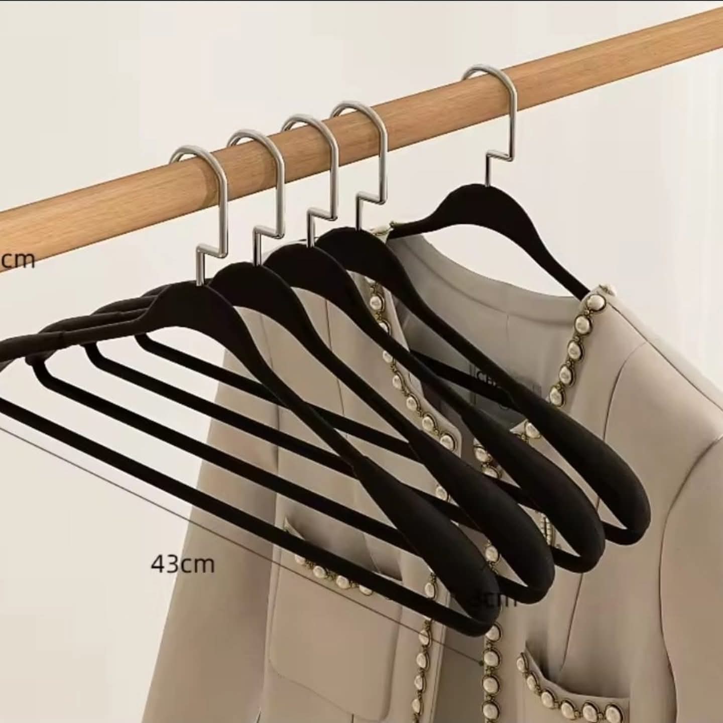 10 Pcs Thickened Adult Clothes Hanger