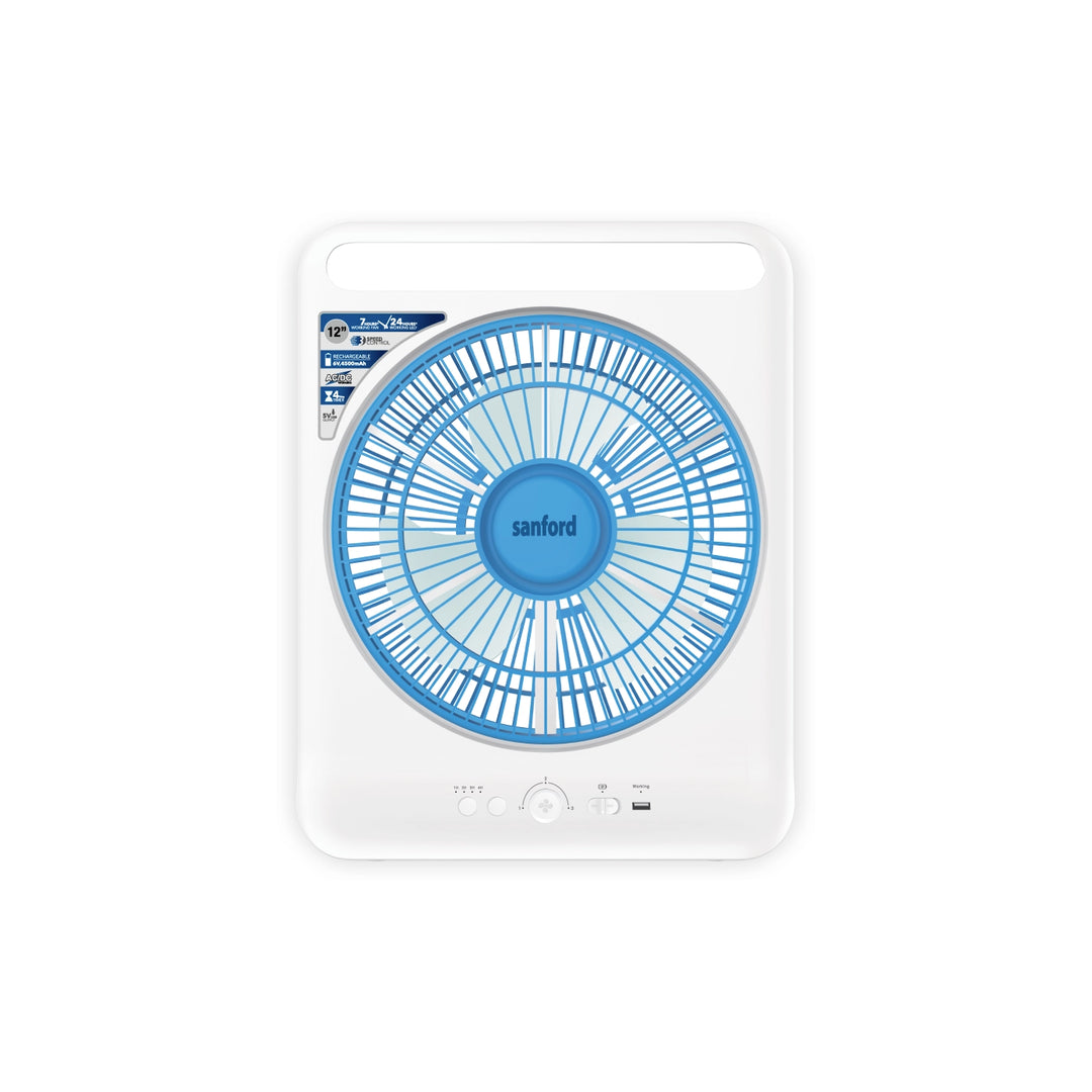 Sanford Rechargeable Box Fan SF919BFN