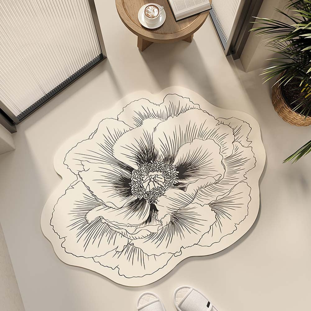 Bathroom Absorbent Diatom Mud Toilet Floor Mat