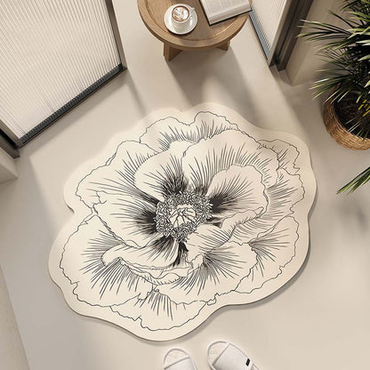Bathroom Absorbent Diatom Mud Toilet Floor Mat