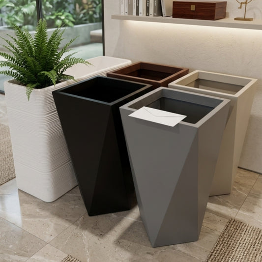 Tall Tapered Square Indoor and Outdoor Planter