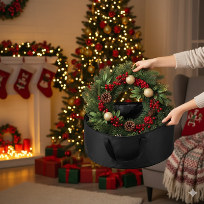 Christmas storage bags for wreath and garland