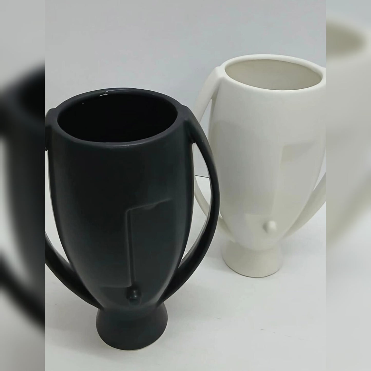 Face Decorative Flower Vase