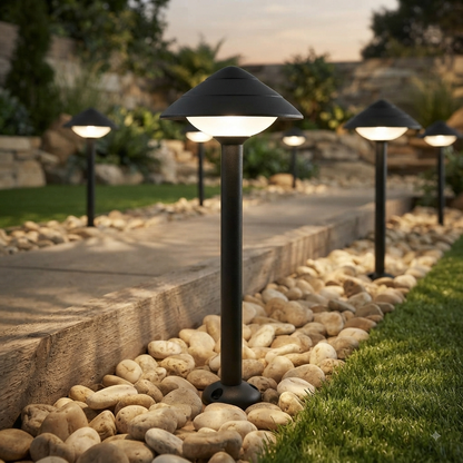 Aluminium Garden Light fitting 5 Watts  LL 22BL 31 06 BK WW