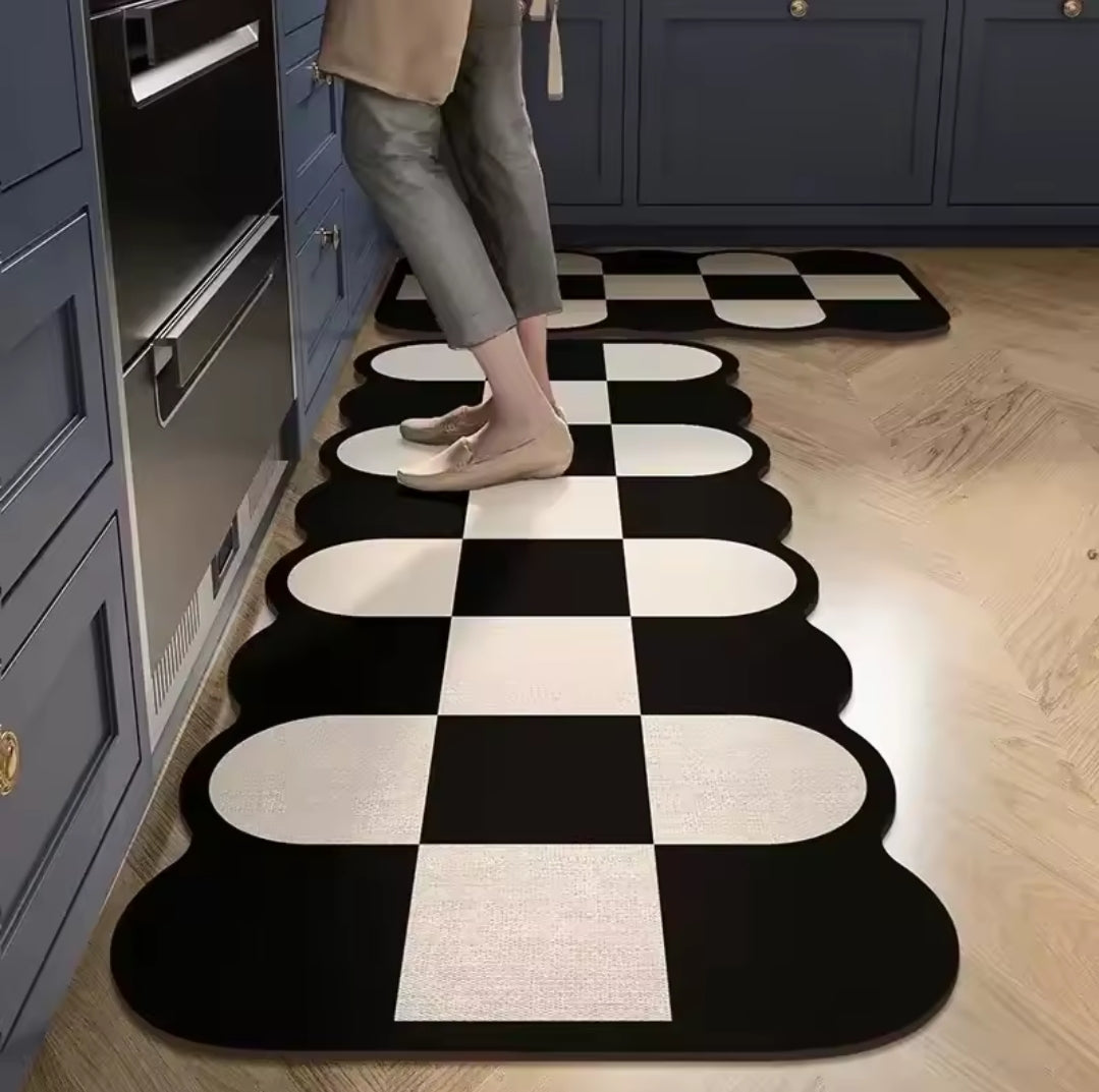 2 Pcs Kitchen Waterproof Mats