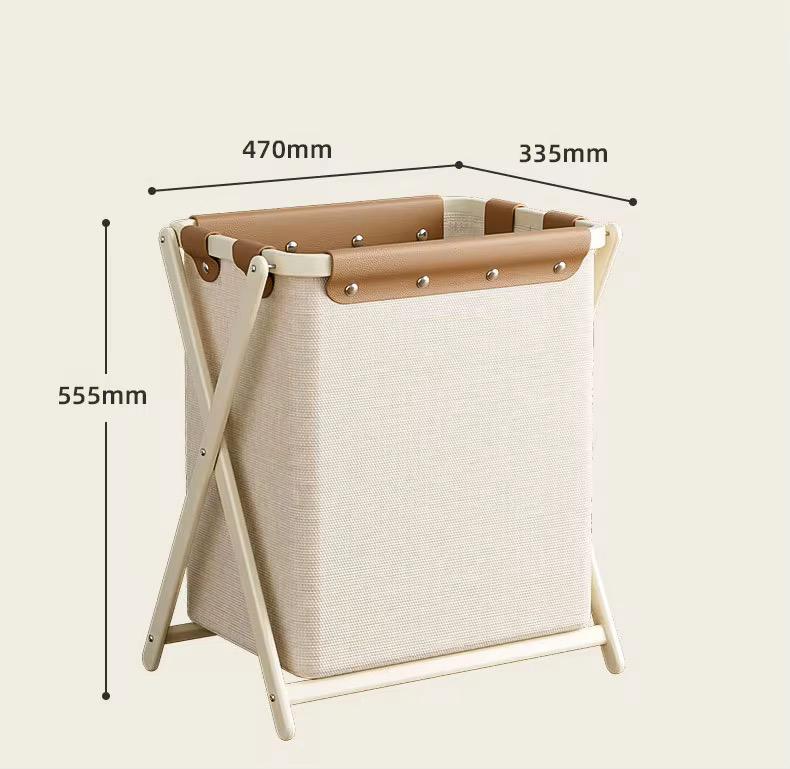 Large capacity laundry storage basket