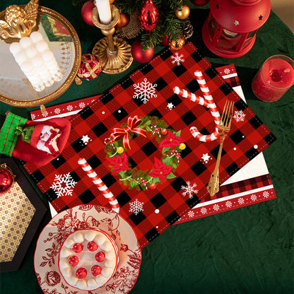 6pcs Christmas table mats