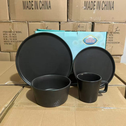 24 Pcs Matte Dinner Set