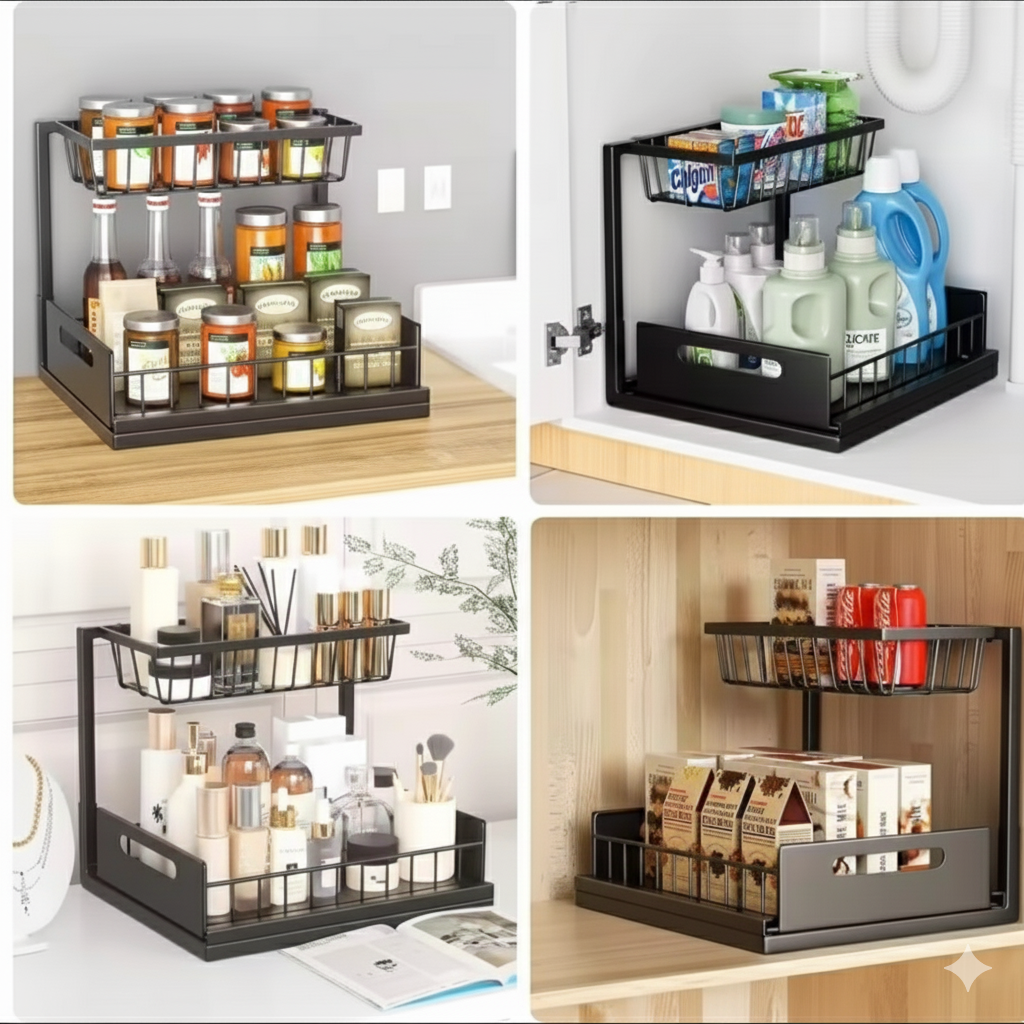 2 Tier Multifunctional Storage Rack